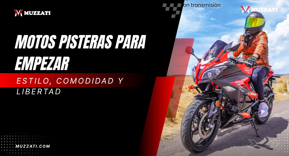 Motos pisteras para empezar: elegantes, deportivas y perfectas para nuevos pilotos – Muzzati Motos