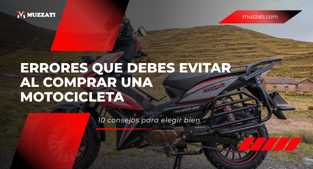 Errores que debes evitar al comprar una motocicleta.