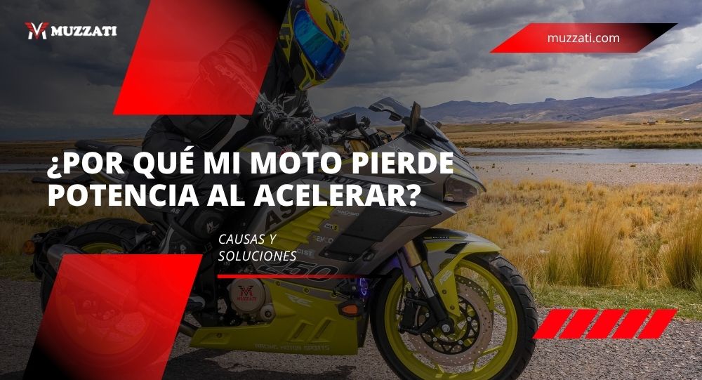 Por qué mi moto pierde potencia al acelerar