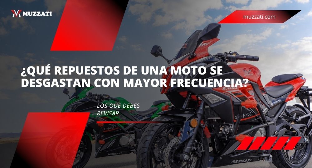 Qué repuestos de una moto se desgastan con mayor frecuencia